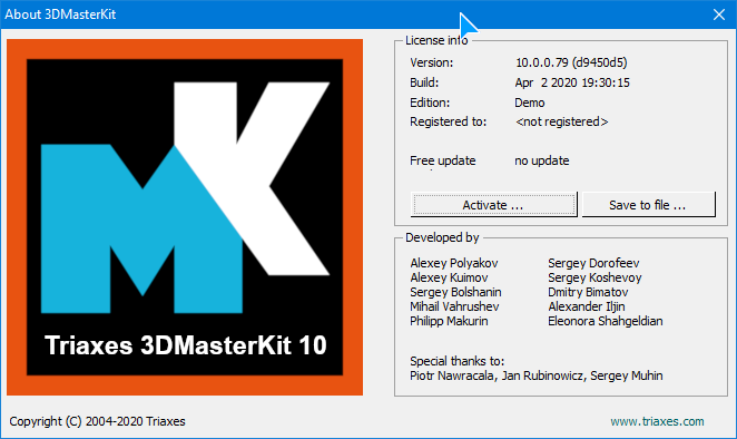 3d master kit software free download